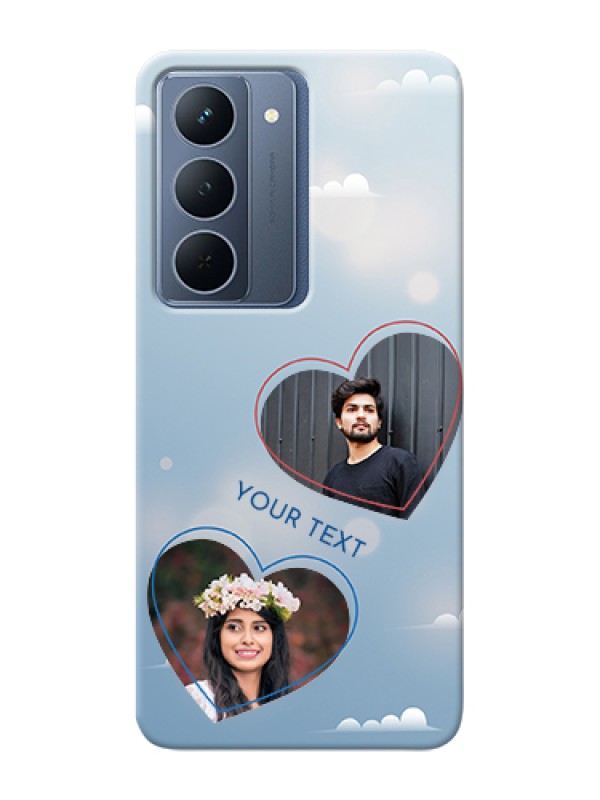 Custom Narzo 80x 5G Custom Hard Phone Case - Blue Color Couple Design