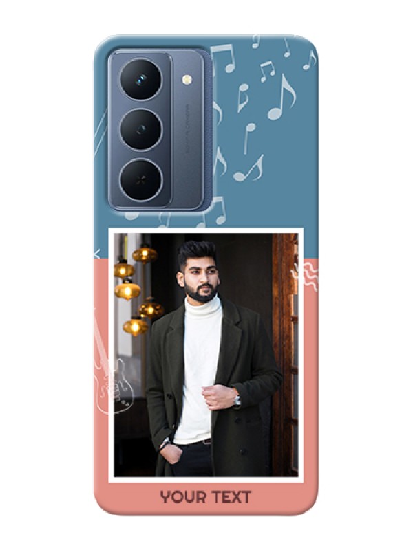 Custom Narzo 80x 5G Custom Hard Phone Case - With Color Musical Note Design