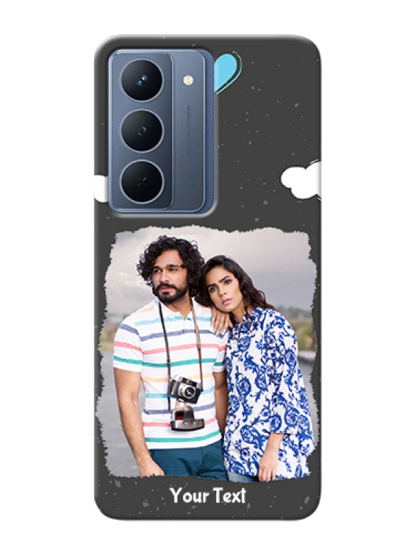 Custom Narzo 80x 5G Custom Hard Phone Case - Splashes With Love Doodles Design