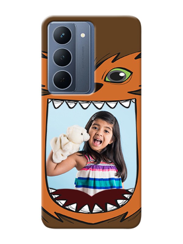 Custom Narzo 80x 5G Custom Hard Phone Case - Owl Monster Back Case Design