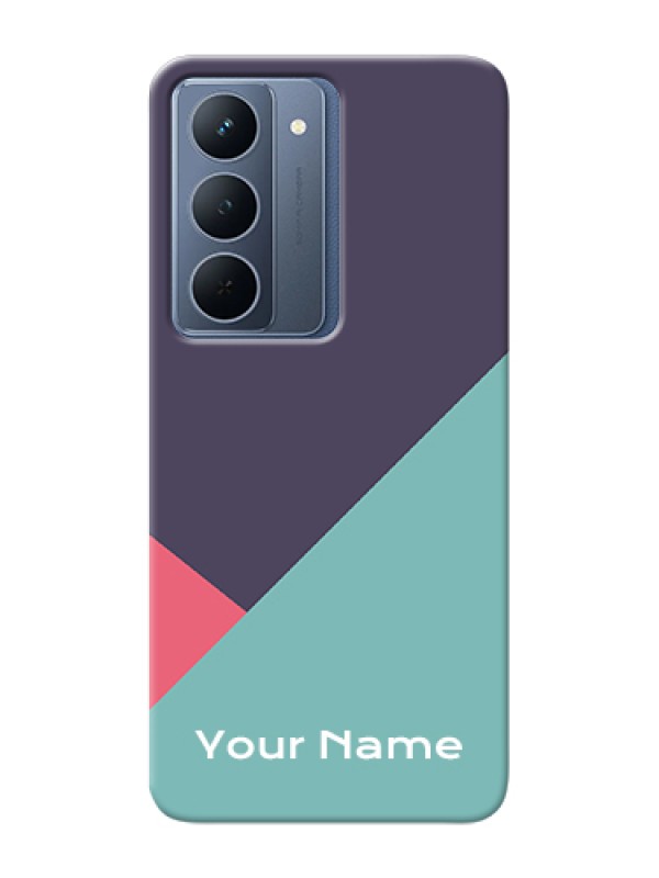 Custom Narzo 80x 5G Custom Hard Phone Case - Tri Color Abstract Design