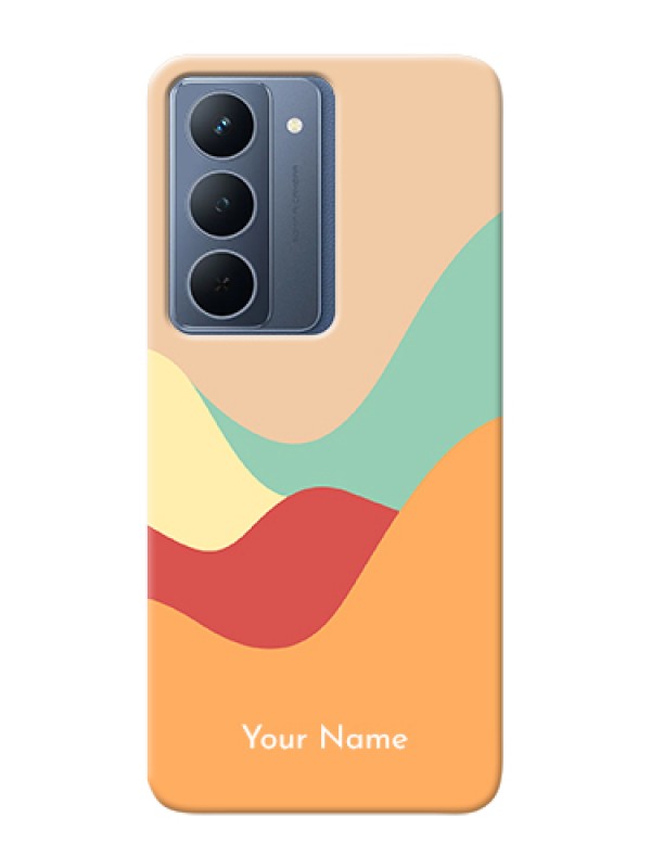 Custom Narzo 80x 5G Custom Hard Phone Case - Ocean Waves Multi - Colour Design