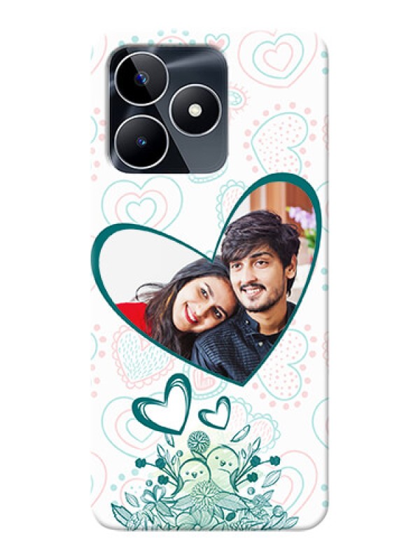 Custom Narzo N53 Personalized Mobile Cases: Premium Couple Design