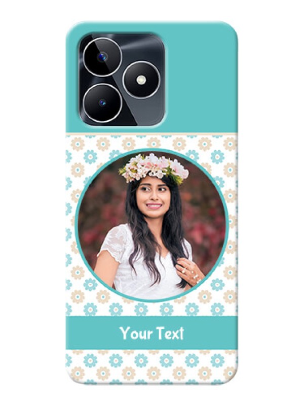 Custom Narzo N53 Custom Mobile Back Covers: Beautiful Flowers Design