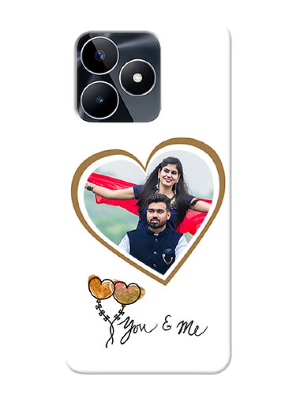 Custom Narzo N53 customized phone cases: You & Me Design