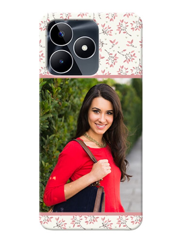 Custom Narzo N53 Back Covers: Premium Floral Design