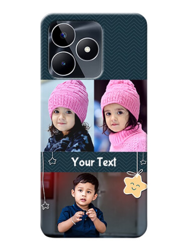 Custom Narzo N53 Mobile Back Covers Online: Hanging Stars Design