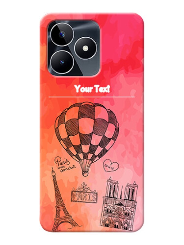Custom Narzo N53 Personalized Mobile Covers: Paris Theme Design