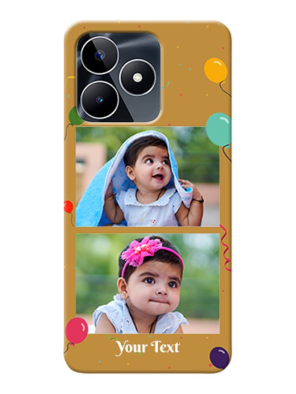 Custom Narzo N53 Phone Covers: Image Holder with Birthday Celebrations Design