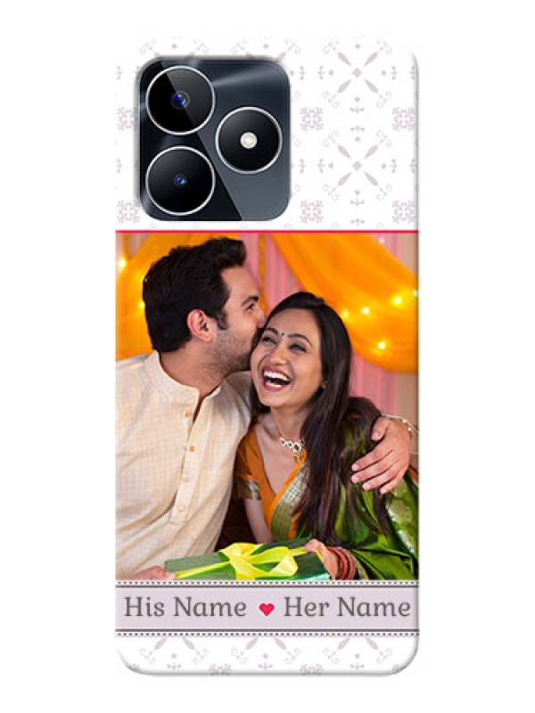 Custom Narzo N53 Phone Cases with Photo and Ethnic Design