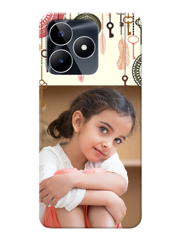 Custom Narzo N53 Phone Back Covers: Boho Style Design