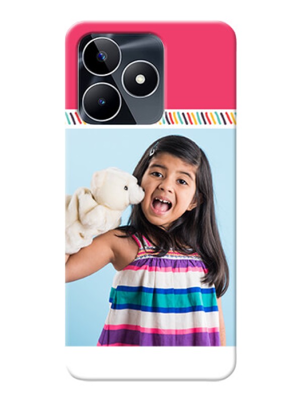 Custom Narzo N53 Personalized Phone Cases: line art design