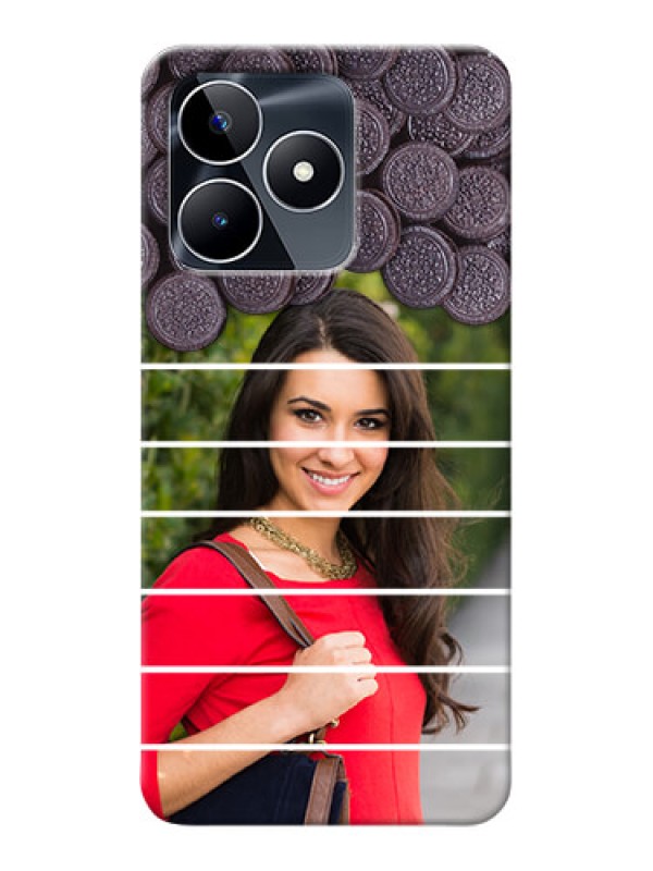 Custom Narzo N53 Custom Mobile Covers with Oreo Biscuit Design