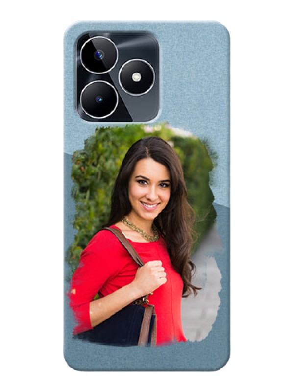 Custom Narzo N53 custom mobile phone covers: Grunge Line Art Design