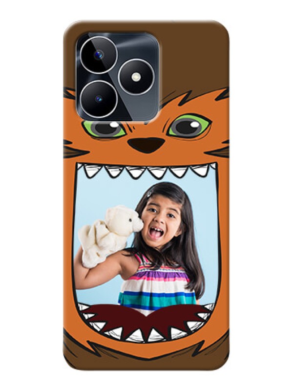 Custom Narzo N53 Phone Covers: Owl Monster Back Case Design