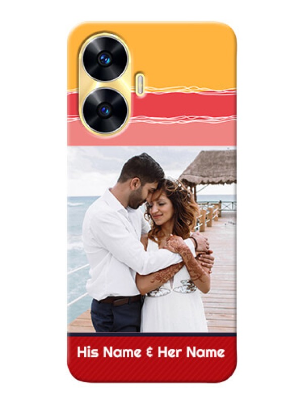 Custom Realme Narzo N55 custom mobile phone covers: Colorful Case Design