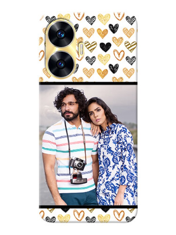 Custom Realme Narzo N55 Personalized Mobile Cases: Love Symbol Design