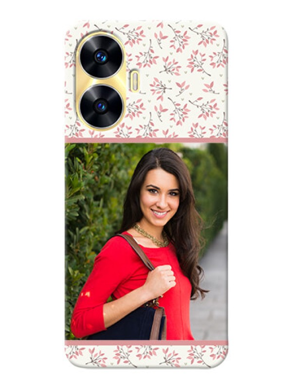 Custom Realme Narzo N55 Back Covers: Premium Floral Design