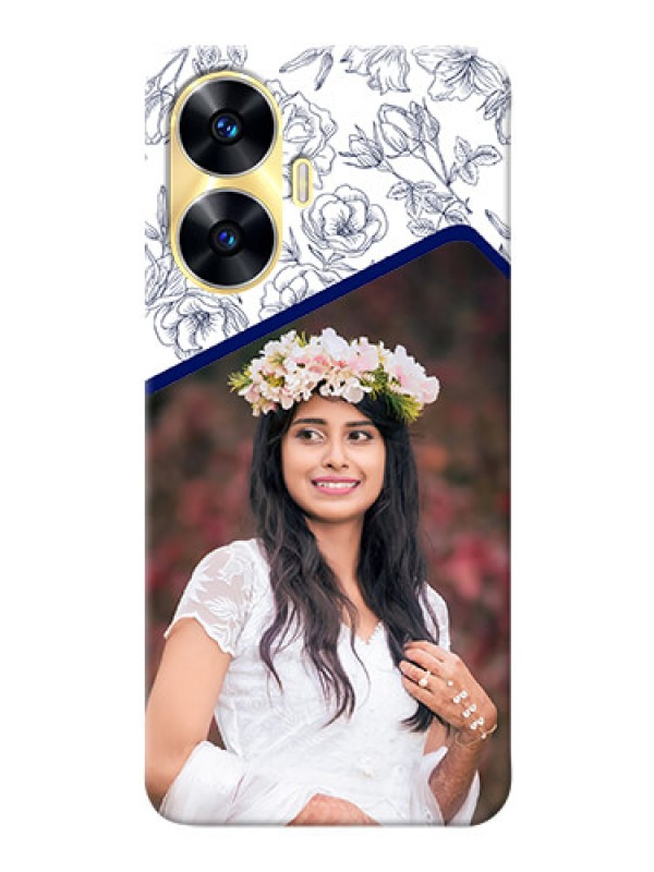 Custom Realme Narzo N55 Phone Cases: Premium Floral Design
