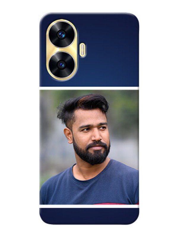 Custom Realme Narzo N55 Mobile Cases: Simple Royal Blue Design