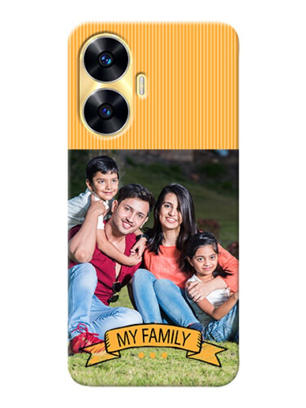 Custom Realme Narzo N55 Personalized Mobile Cases: My Family Design