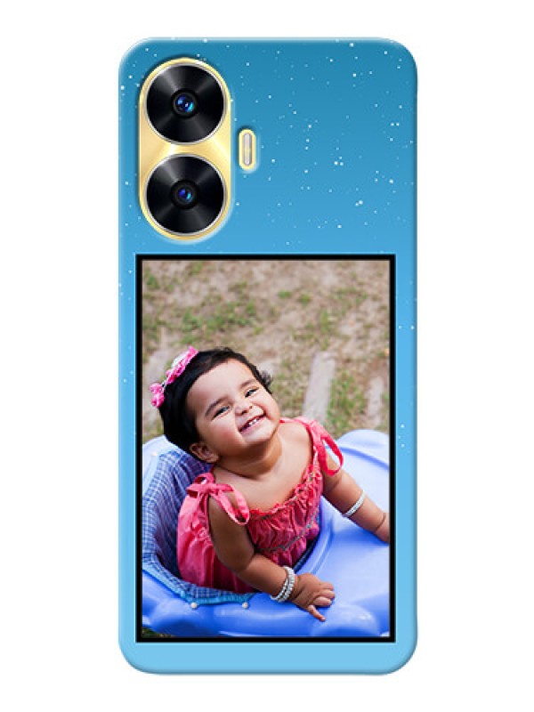 Custom Realme Narzo N55 Phone Covers: Wave Pattern Colorful Design