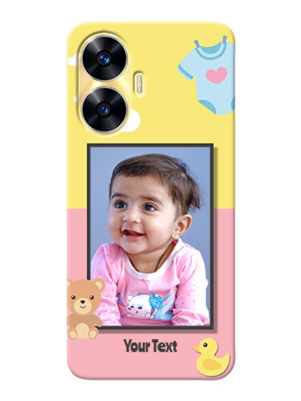 Custom Realme Narzo N55 Back Covers: Kids 2 Color Design