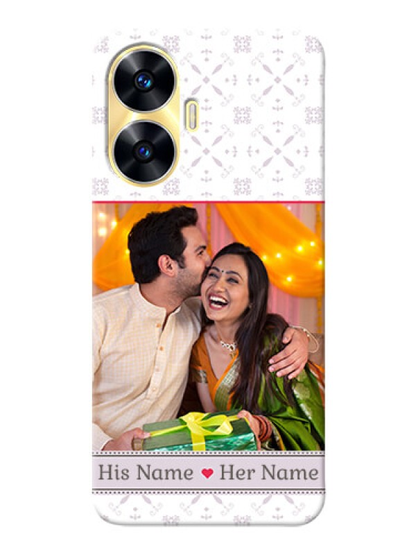 Custom Realme Narzo N55 Phone Cases with Photo and Ethnic Design