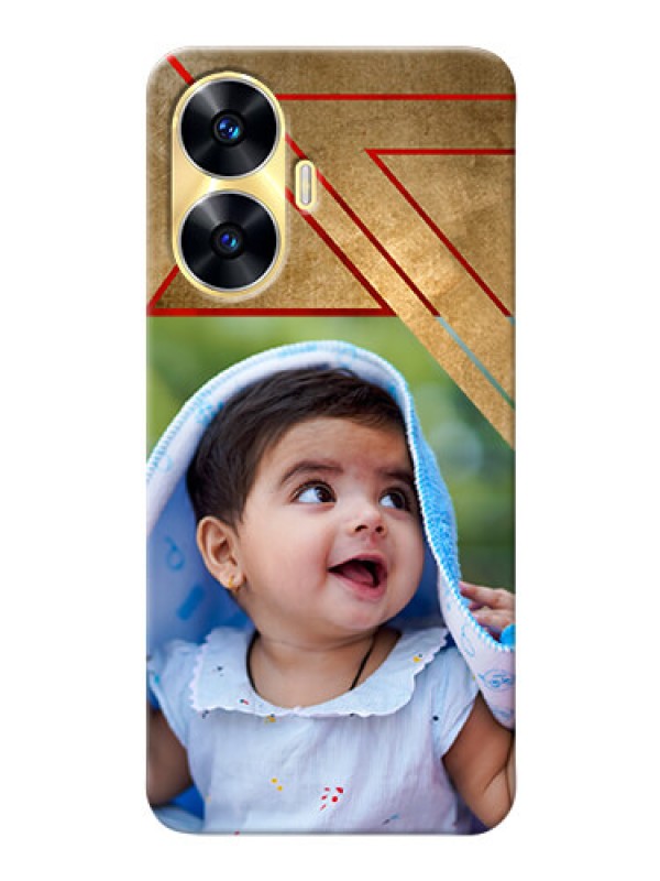 Custom Realme Narzo N55 mobile phone cases: Gradient Abstract Texture Design