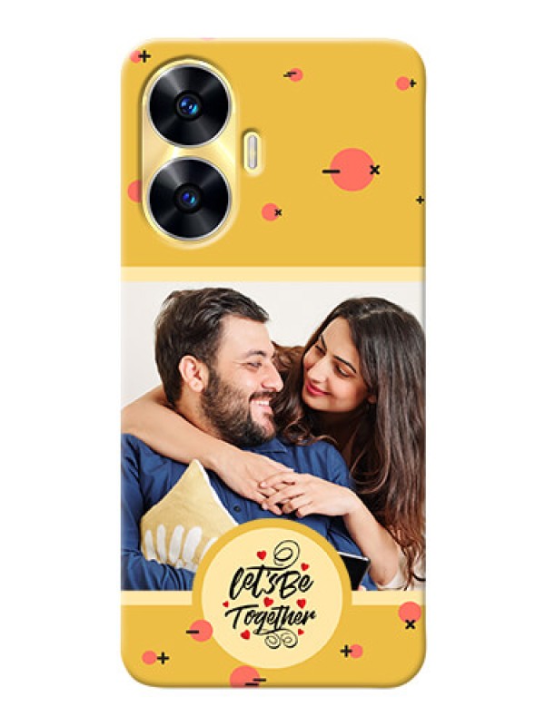 Custom Realme Narzo N55 Back Covers: Lets be Together Design