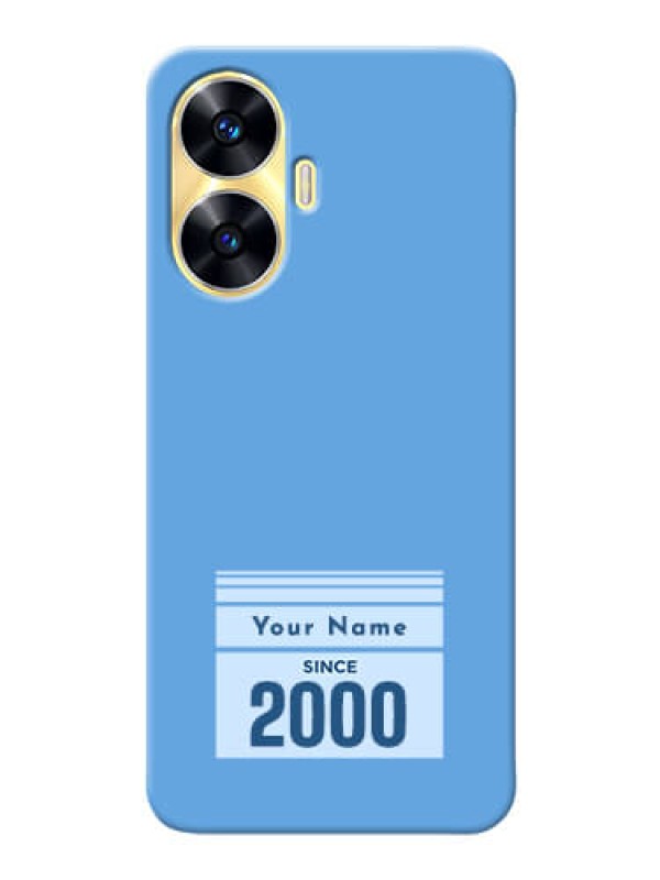 Custom Realme Narzo N55 Mobile Back Covers: Custom Year of birth Design