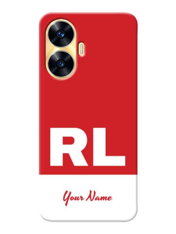 Custom Realme Narzo N55 Custom Phone Cases: dual tone custom text Design