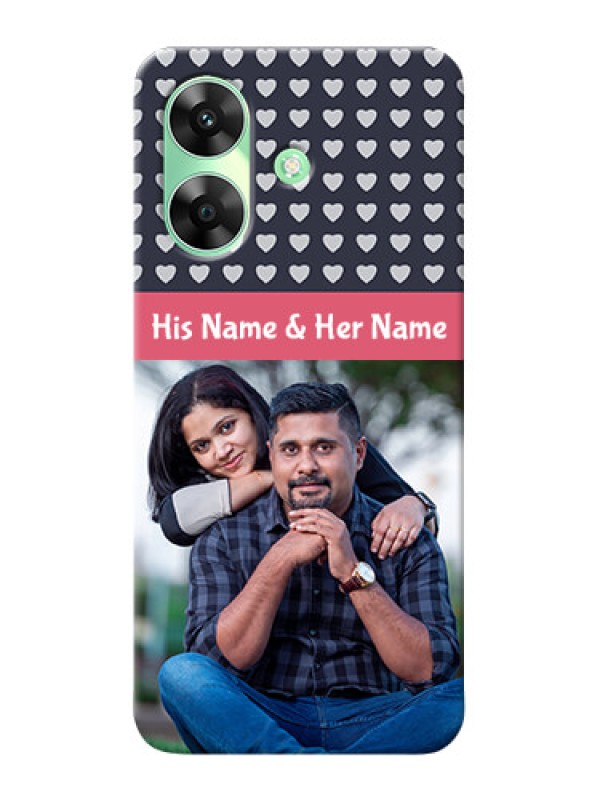 Custom Realme Narzo N61 Custom Mobile Case with Love Symbols Design