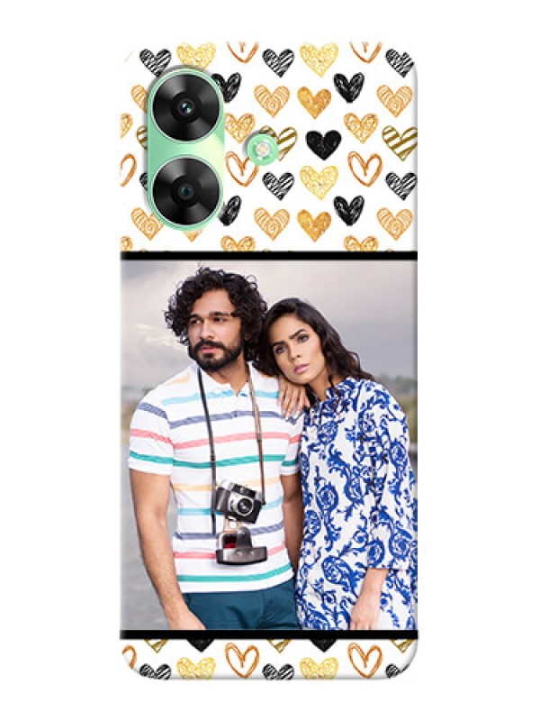 Custom Realme Narzo N61 Personalized Mobile Cases: Love Symbol Design