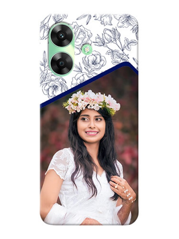 Custom Realme Narzo N61 Phone Cases: Premium Floral Design
