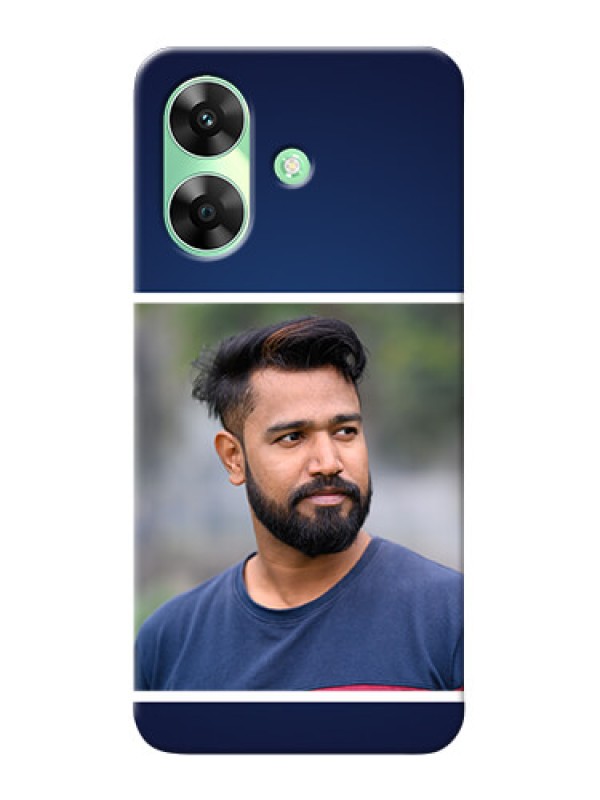 Custom Realme Narzo N61 Mobile Cases: Simple Royal Blue Design