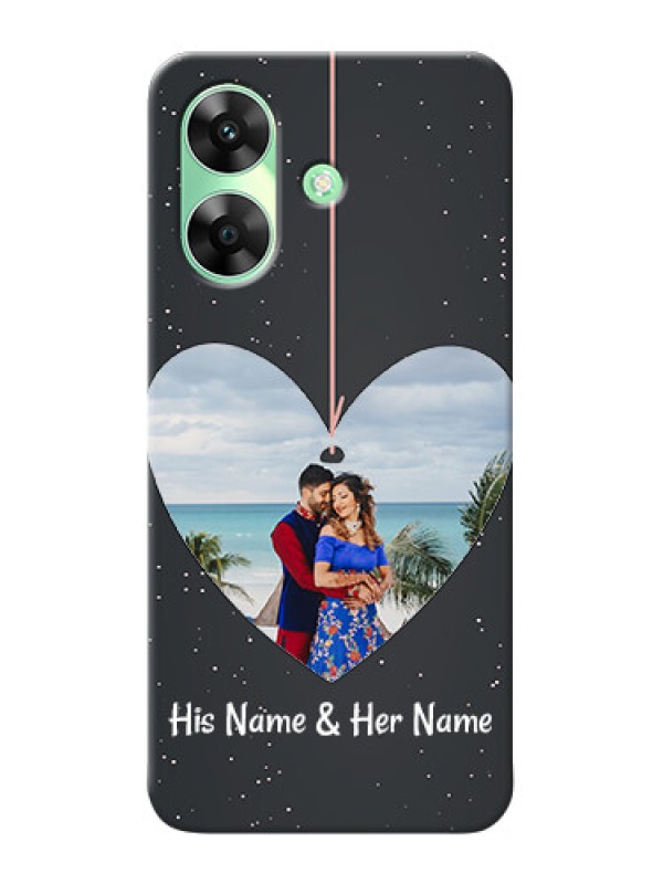 Custom Realme Narzo N61 custom phone cases: Hanging Heart Design