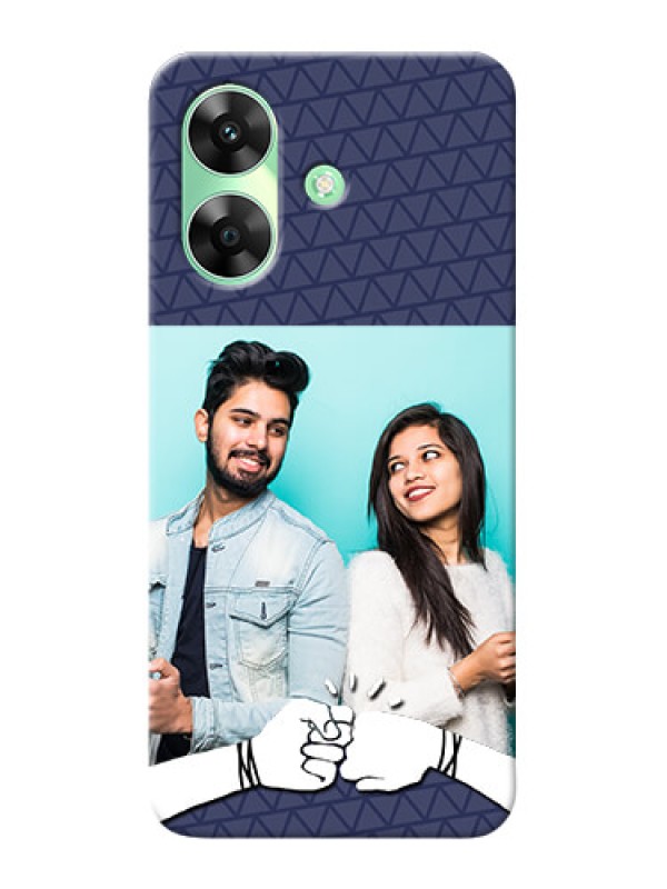 Custom Realme Narzo N61 Mobile Covers Online with Best Friends Design