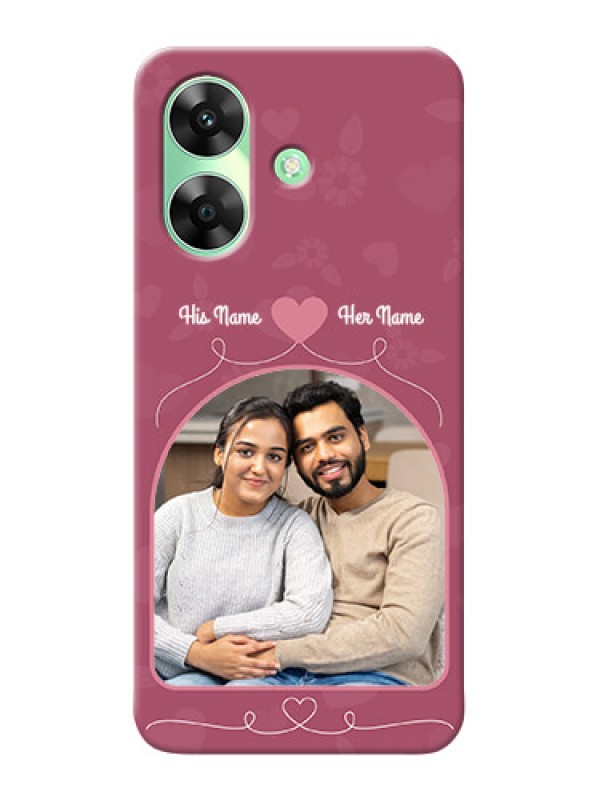 Custom Realme Narzo N61 mobile phone covers: Love Floral Design