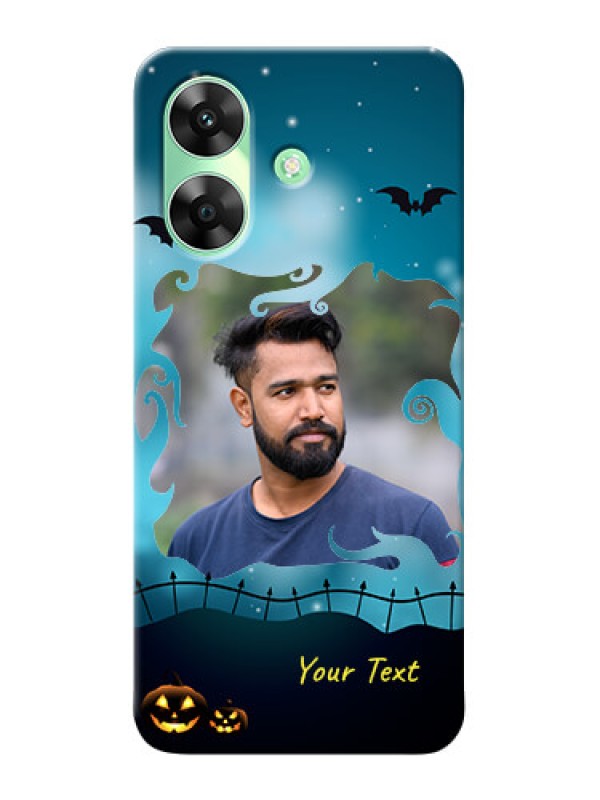 Custom Realme Narzo N61 Personalised Phone Cases: Halloween frame design