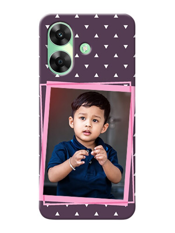 Custom Realme Narzo N61 Phone Cases: Triangle Pattern Dotted Design