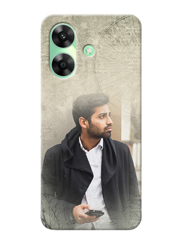 Custom Realme Narzo N61 custom mobile back covers with vintage design