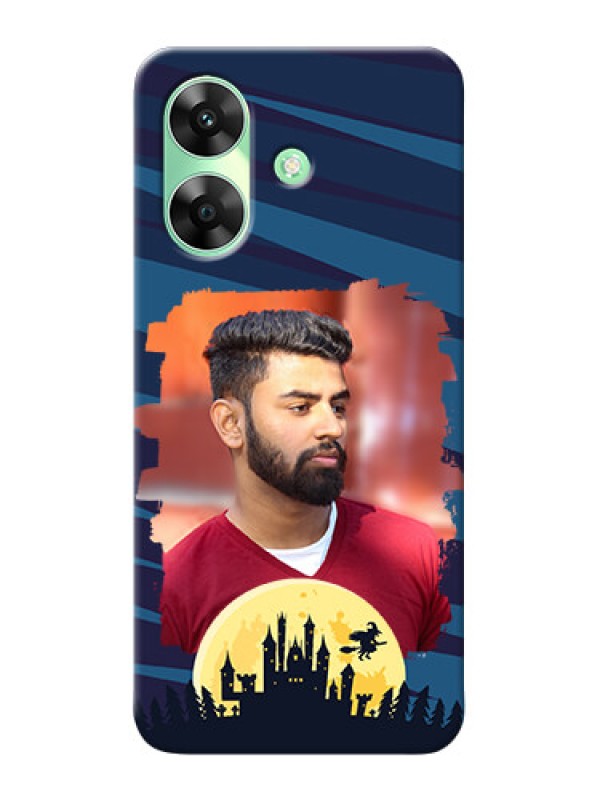 Custom Realme Narzo N61 Back Covers: Halloween Witch Design