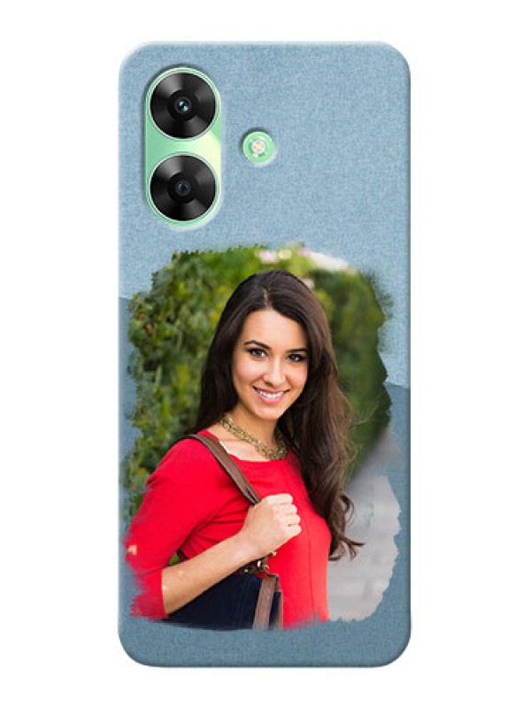 Custom Realme Narzo N61 custom mobile phone covers: Grunge Line Art Design