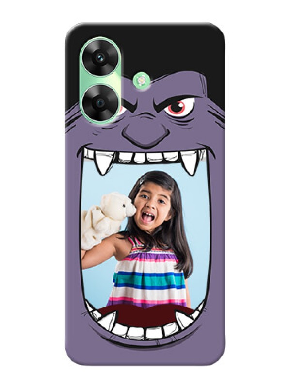 Custom Realme Narzo N61 Personalised Phone Covers: Angry Monster Design