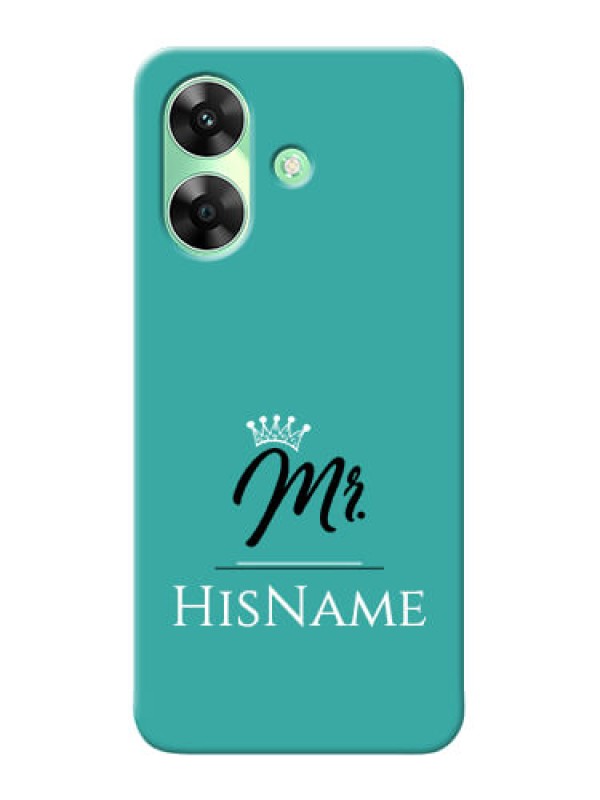 Custom Realme Narzo N61 Custom Phone Case Mr with Name