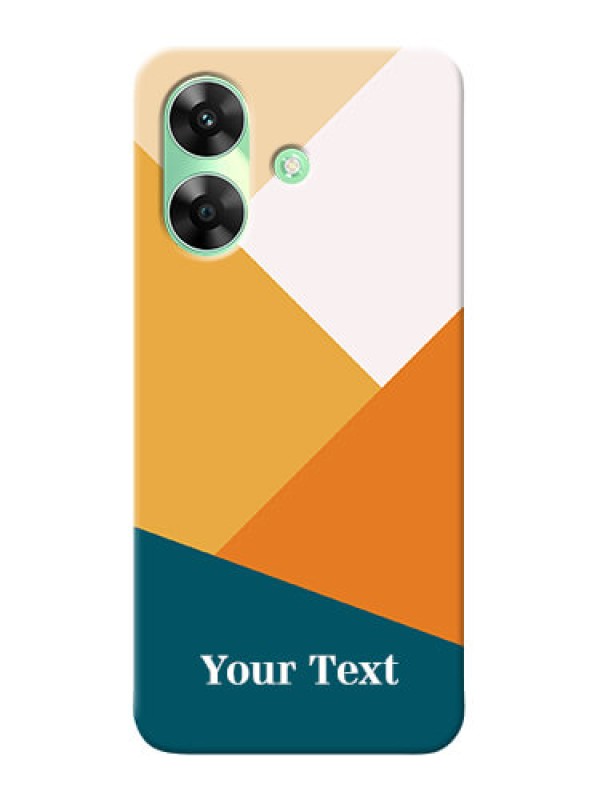 Custom Realme Narzo N61 Personalized Phone Case with Stacked Multicolour Design