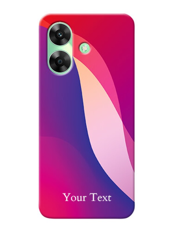 Custom Realme Narzo N61 Personalized Phone Case with Digital abstract Overlap Design