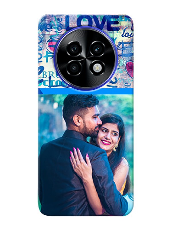 Custom Realme P1 Speed 5G Mobile Covers Online: Colorful Love Design