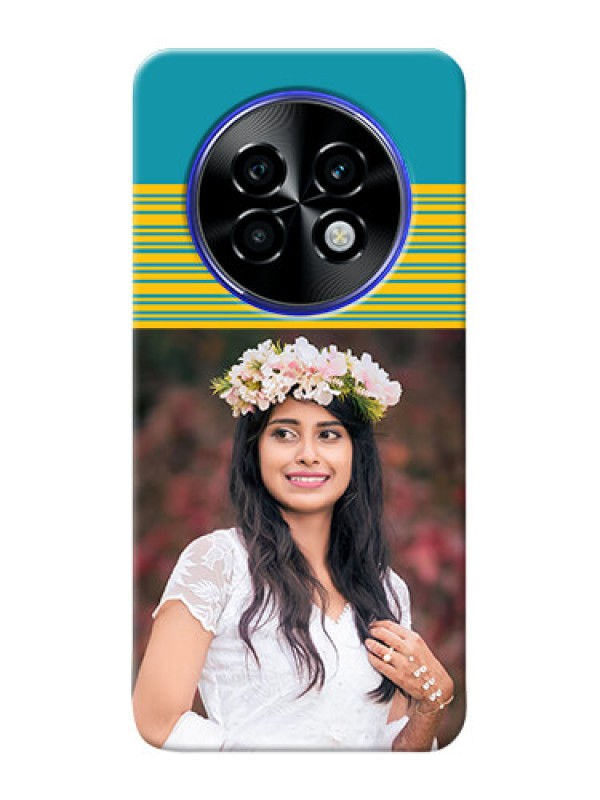 Custom Realme P1 Speed 5G personalized phone covers: Yellow And Blue Design